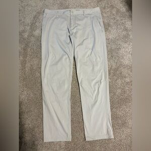 RHONE Men's Soft Gray Chinos